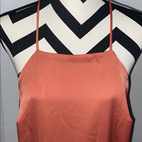 NEW**Rose Gold Maxi Dress - Picture 2 of 7